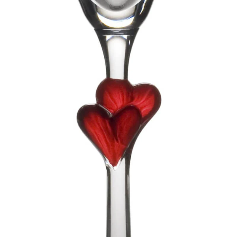 17.5 cl - L'Amour Calice Flute in Vetro - Set 2 Pezzi - Image 4
