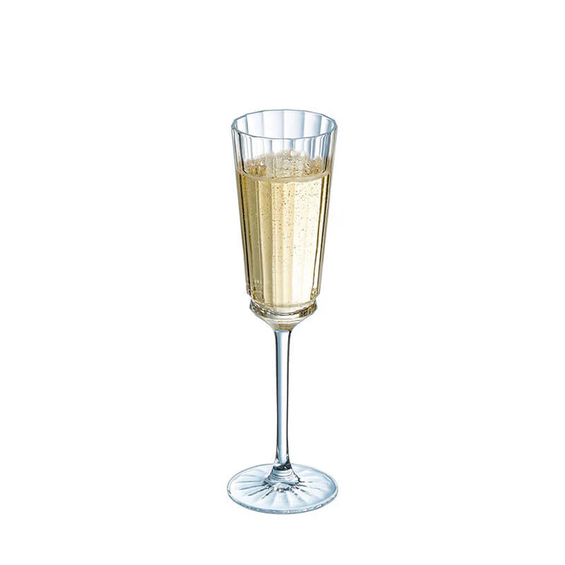 17 cl - Macassar Calice Flute in Vetro - Set 6 Pezzi - Image 3