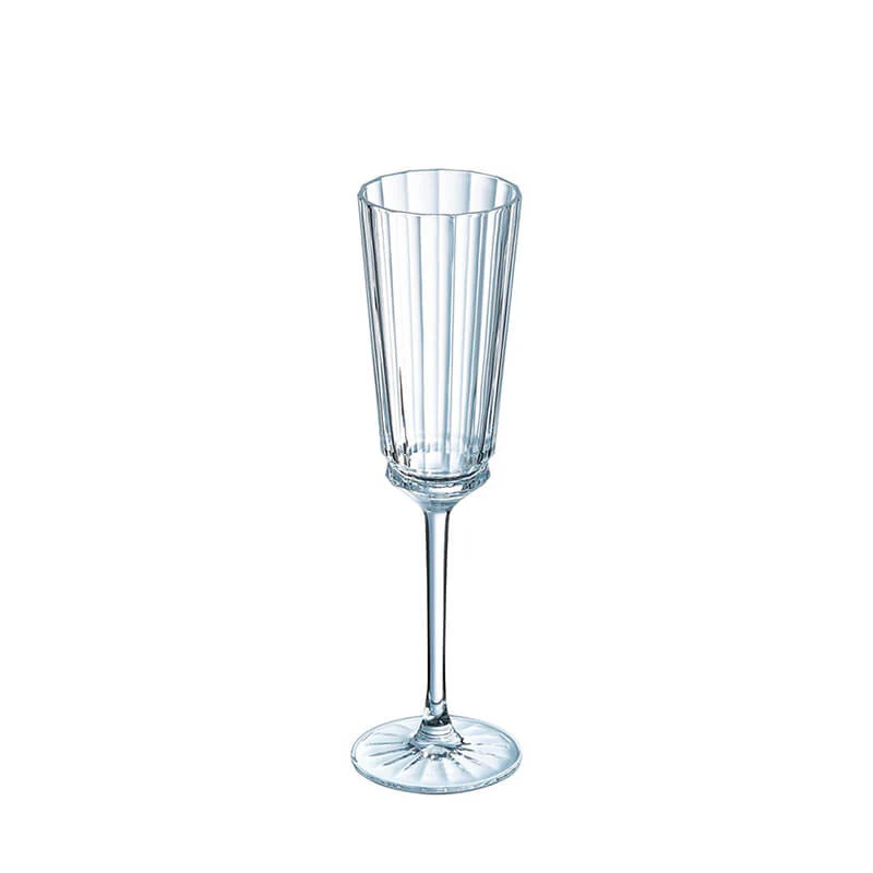 17 cl - Macassar Calice Flute in Vetro - Set 6 Pezzi - Image 4