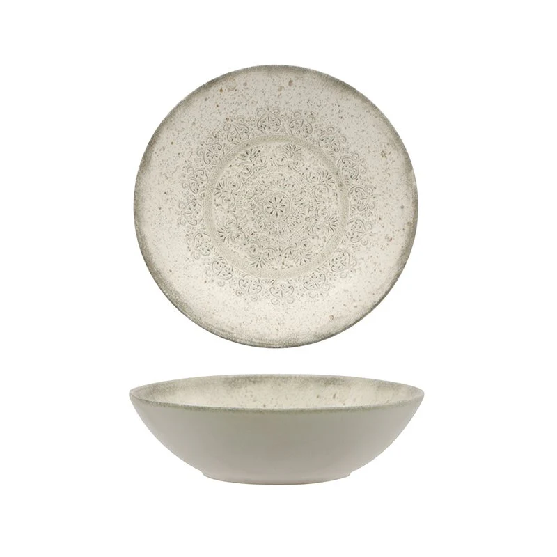 17 cm - Lace Insalatiera In Stoneware - Set 4 Pz