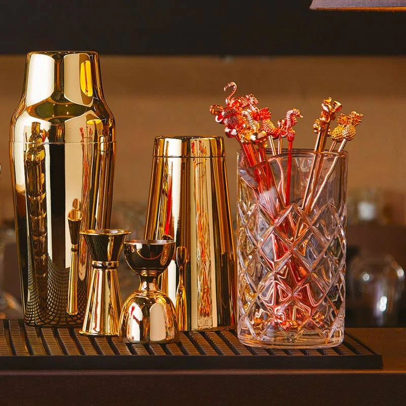 18.5 cm - Bar Happy Hour Bar Spoon Polpo In Acciaio Inox Set 4 Pz - Image 4