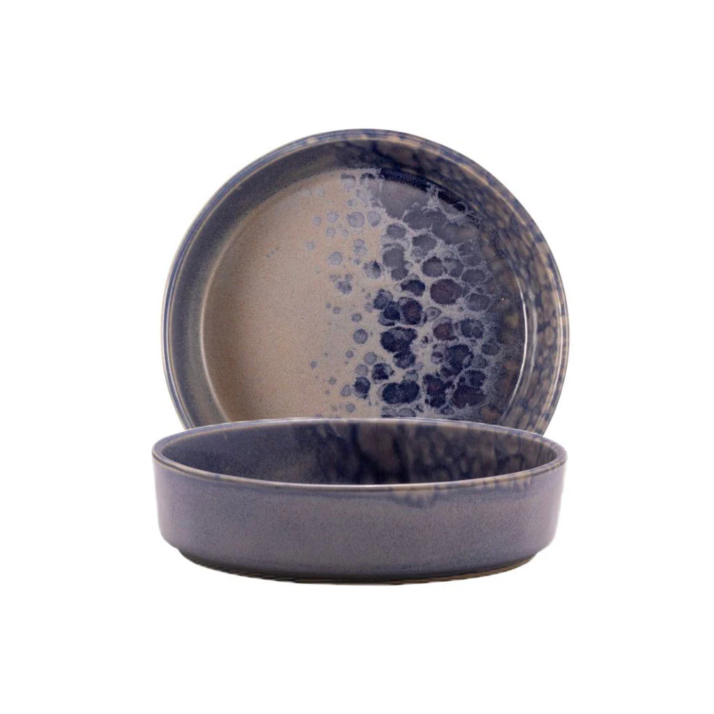 18 cm - Phobos Piatto Fondo In Stoneware Set 6 Pz - Image 2