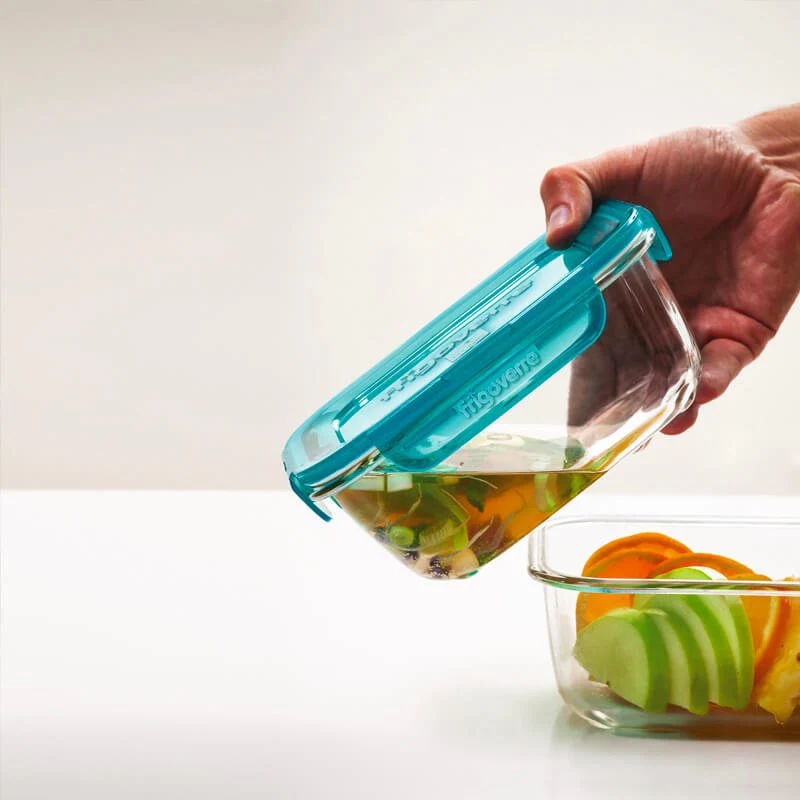 18x18 cm - Frigoverre Evolution Contenitore Per Alimenti Ermetico In Vetro Temperato - Image 5