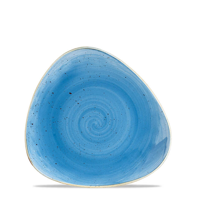19.2x19.2 cm - Stonecast Piatto Piano Triangolare In Porcellana Vetrificata - Image 4