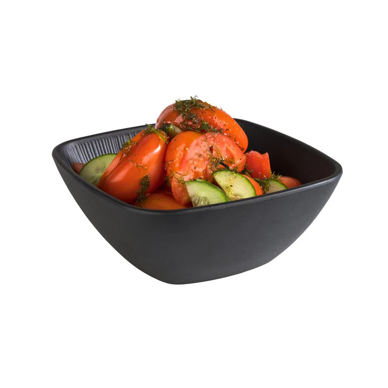 19.5x19.5 cm - Nero Coppa In Melamina - Set 6 Pz - Image 2