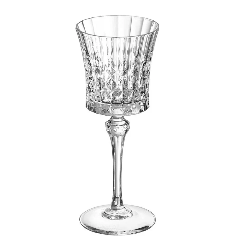 19 cl - Lady Diamond Calice Vino Bianco in Vetro - Set 6 Pezzi - Image 2