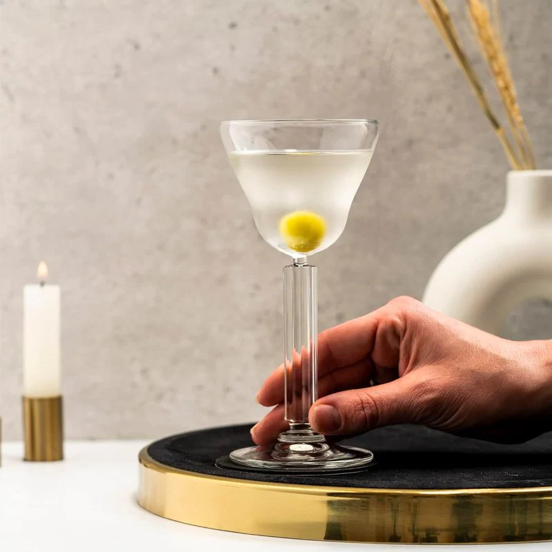 19 cl - Modern America Bicchiere Martini in Vetro - Set 6 Pezzi - Image 2