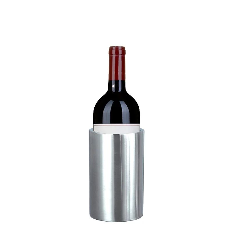 19 cm - Porta Bottiglie Termico In Acciaio Inox