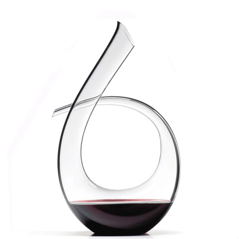 195.5 cl - Black Tie Decanter in Vetro