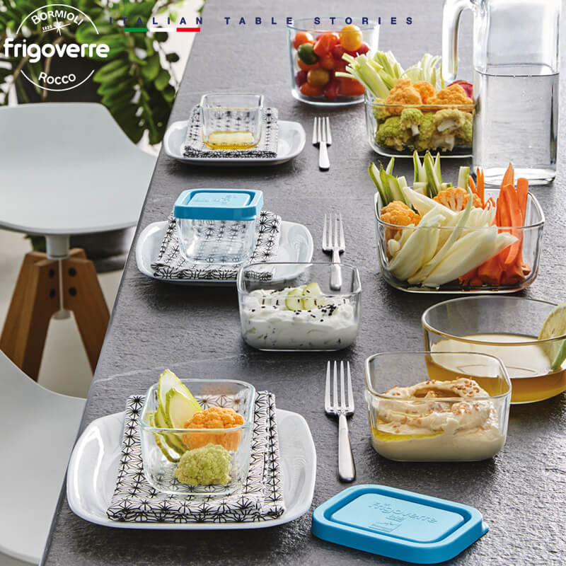 19x19 cm - Frigoverre Classic Contenitore Per Alimenti Quadrato - Image 2