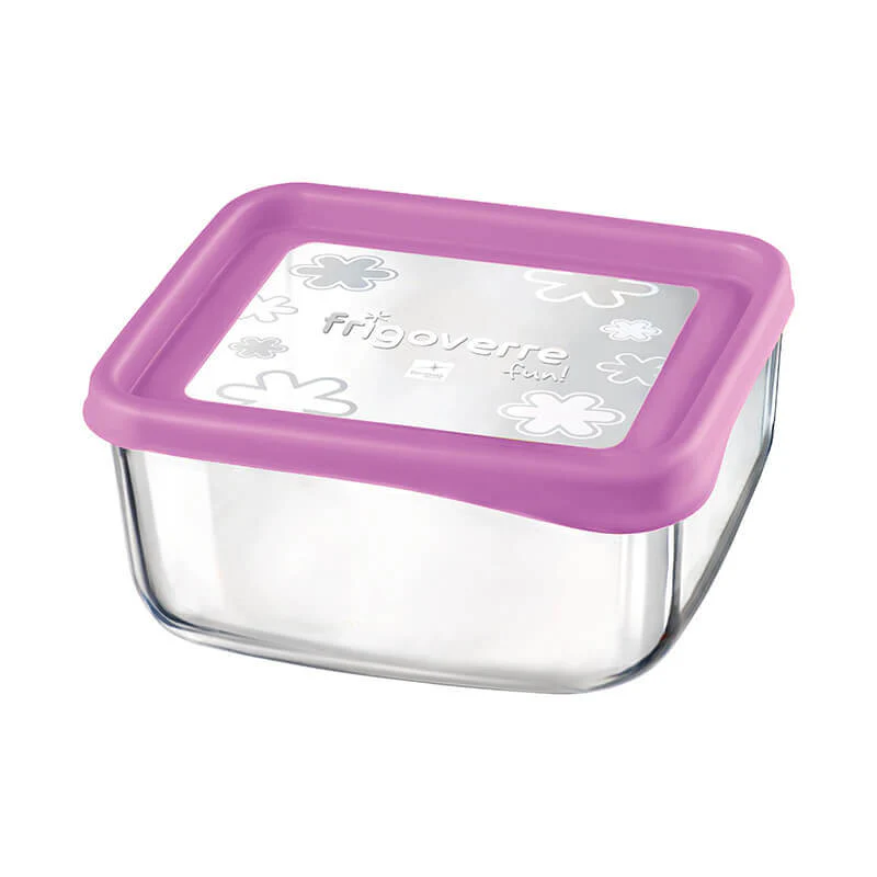 19x19 cm - Frigoverre Fun Contenitore Per Alimenti Quadrato In Vetro - Image 10