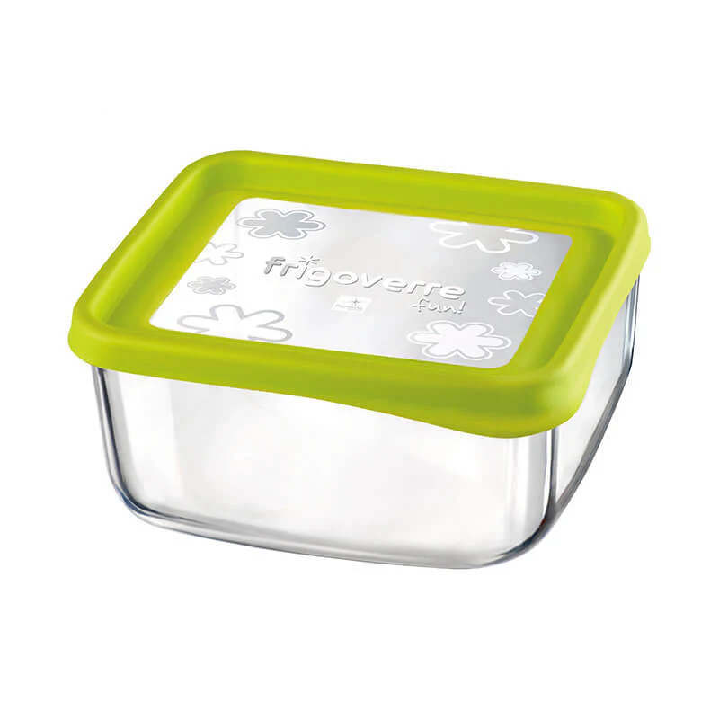 19x19 cm - Frigoverre Fun Contenitore Per Alimenti Quadrato In Vetro - Image 7