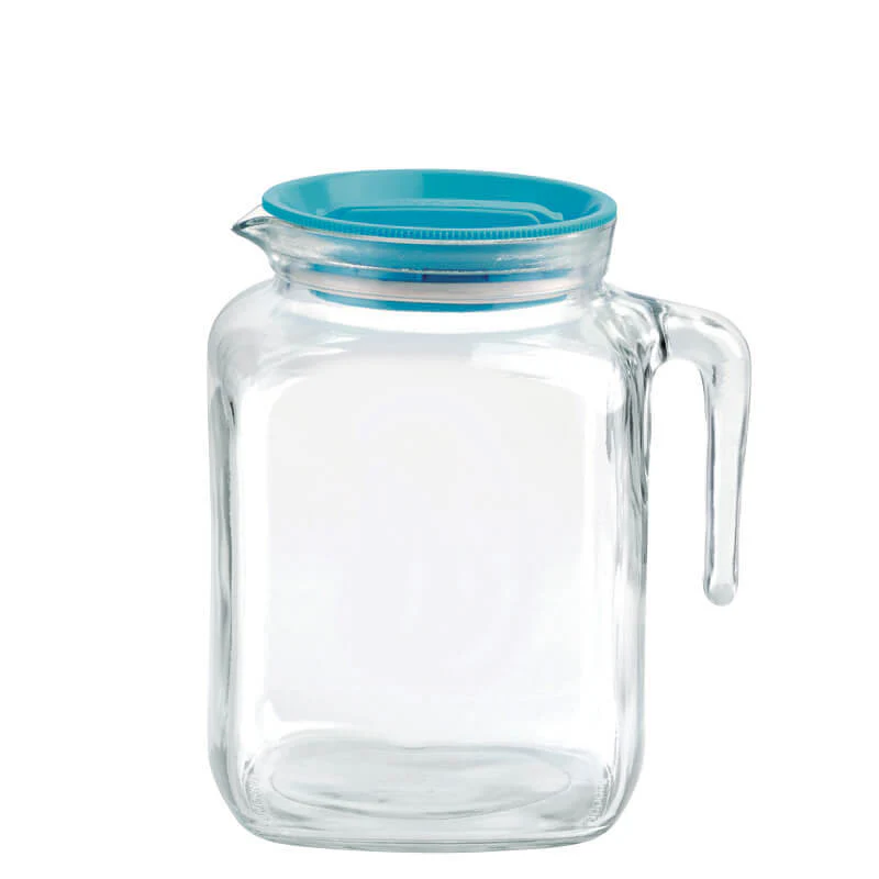 2 Litro - Frigoverre Classic Caraffa In Vetro Con Chiusura Ermetica