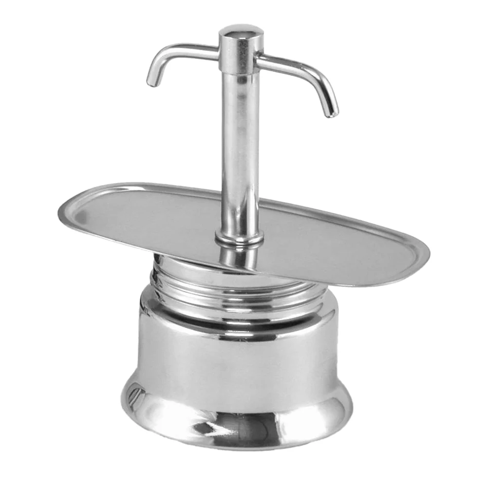 2 Tz - Caffettiera Moka Express 2 Becchi In Acciaio Inox