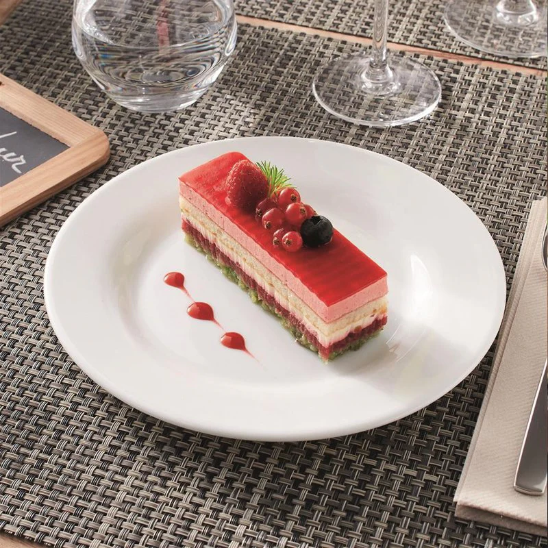 20.5 cm - Intensity Piatto Frutta Dessert In Vetro Opale - Set 6 Pz - Image 2