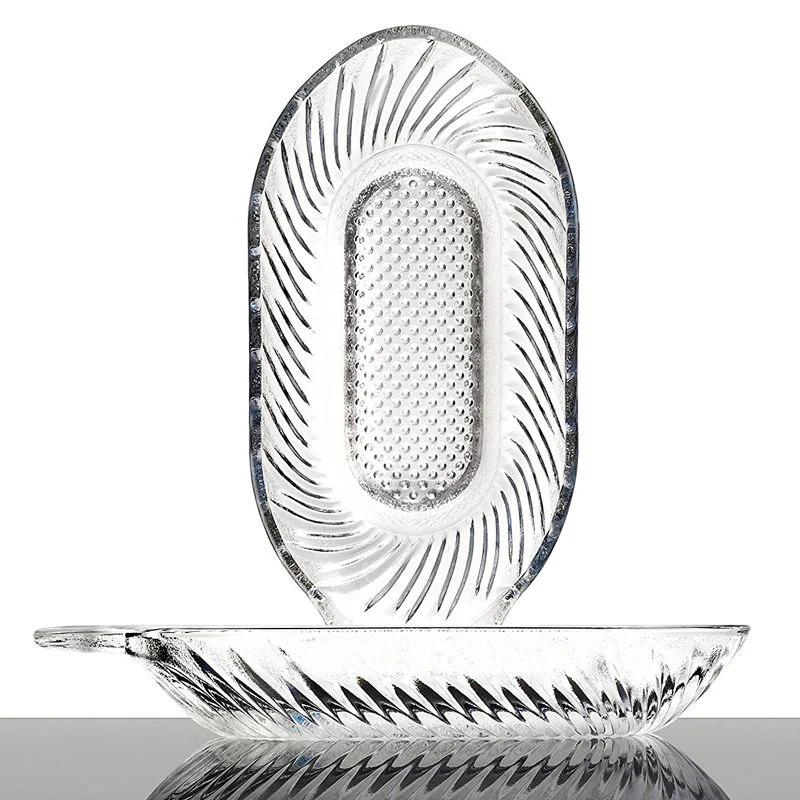 20.5 x 9.5 cm - Grattuggia Mele in Vetro - Image 3
