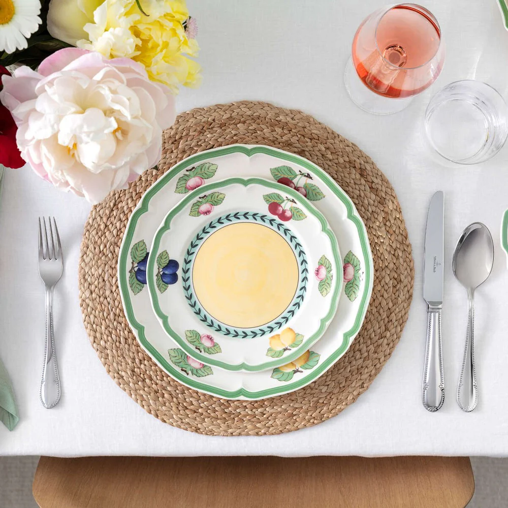 20.7 cm - French Garden Fleurence Piatto Dessert In Porcellana Premium - Set 6 Pz - Image 5
