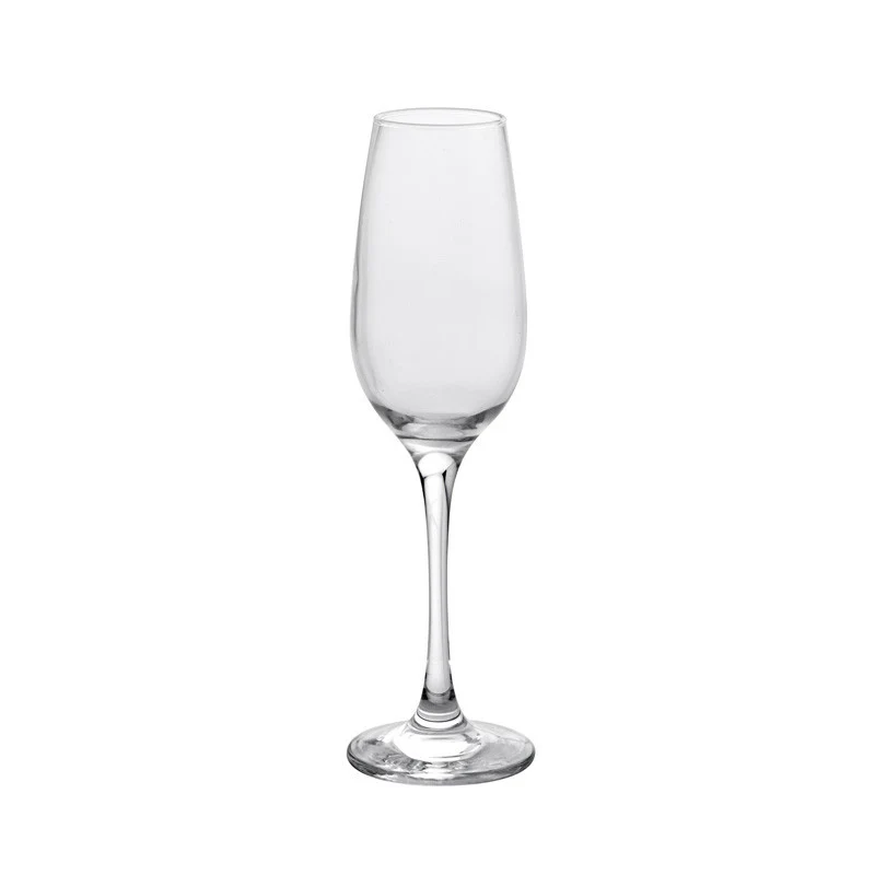 20 cl - Amber Calice Flute in Vetro - Set 6 Pz