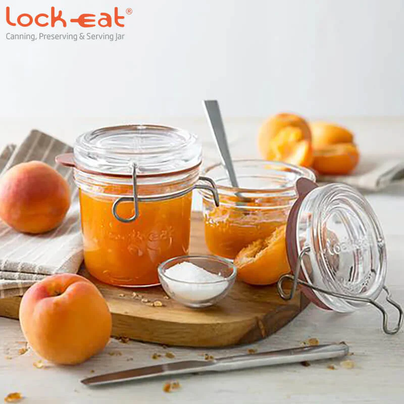 20 cl - Lock Eat Vasetto Ermetico in Vetro - Set 6 Pezzi - Image 2