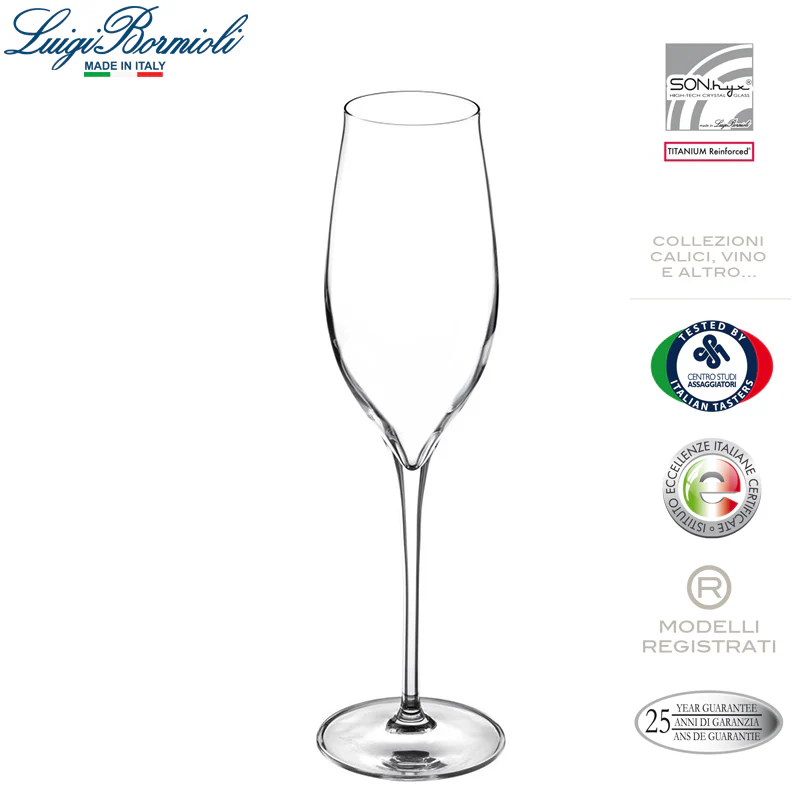 20 cl - Vinea Calice Flute in Vetro - Set 6 Pezzi - Image 3