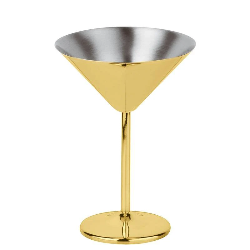 20 cl - Calice Martini In Acciaio Inox