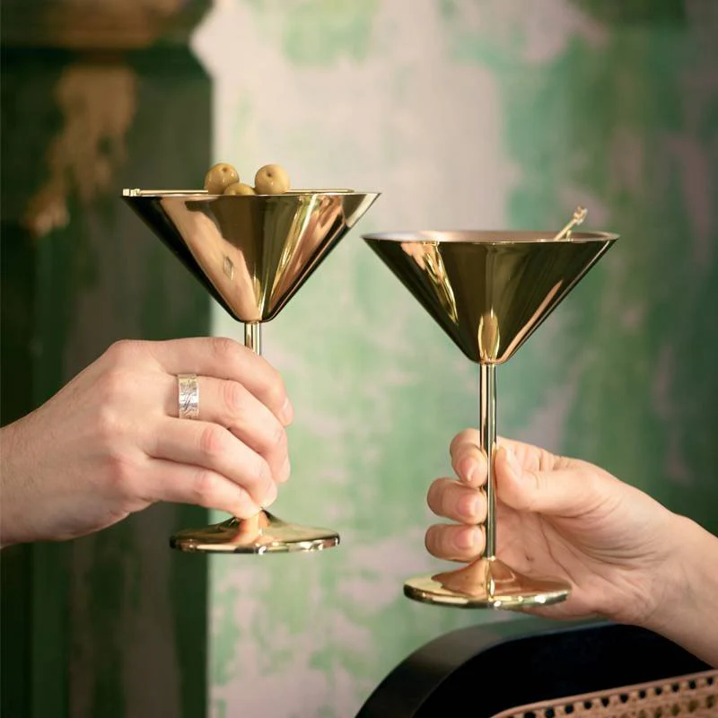 20 cl - Calice Martini In Acciaio Inox - Image 2