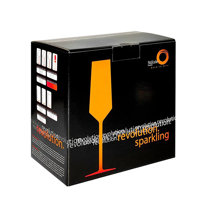 20 cl - Revolution Calice Flute in Vetro - Set 6 Pezzi - Image 4
