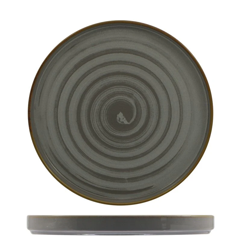 20 cm - Vortex Piatto Piano In Porcellana - Set 6 Pz - Image 2