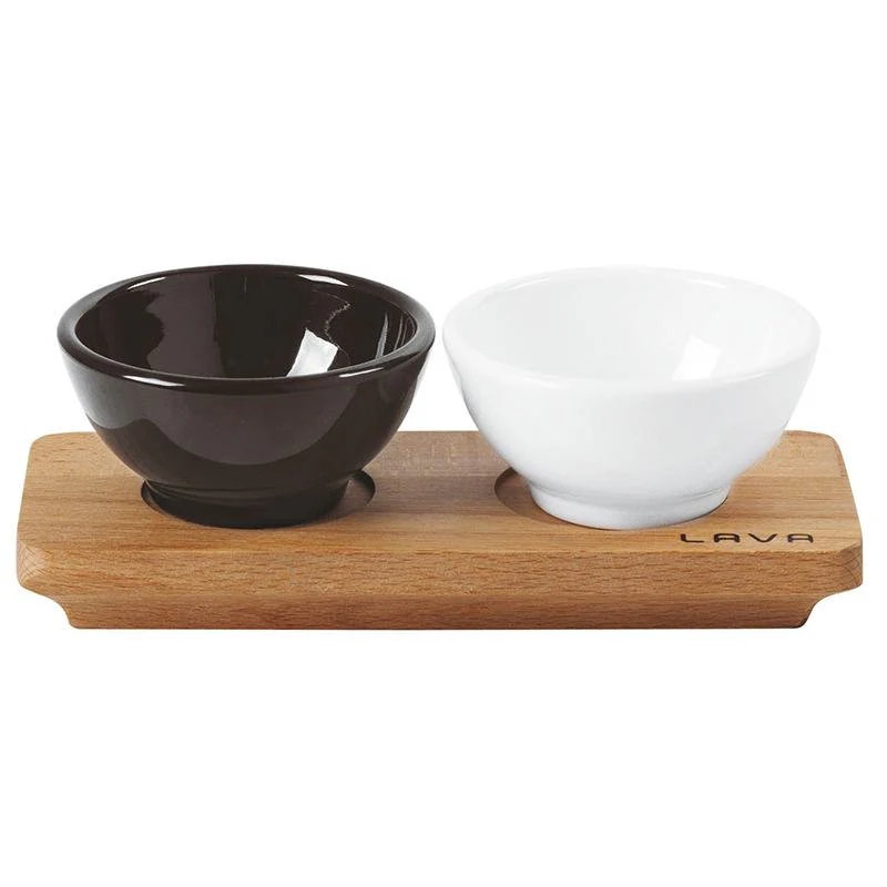 20x8 cm - Happy Hour Vassoio Porta Snack Con Inserti In Legno - Image 2