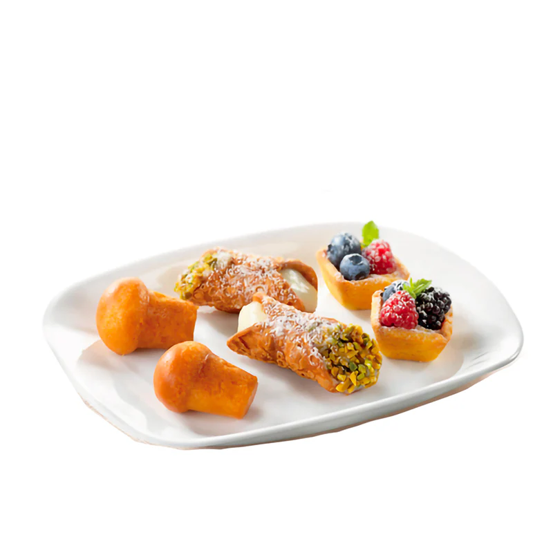 21.7 cm - Grangusto Piatto Portata In Vetro Opale Temperato - Set 6 Pz - Image 2