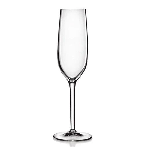 21 cl - Rubino Calice Flute in Vetro - Set 6 Pezzi