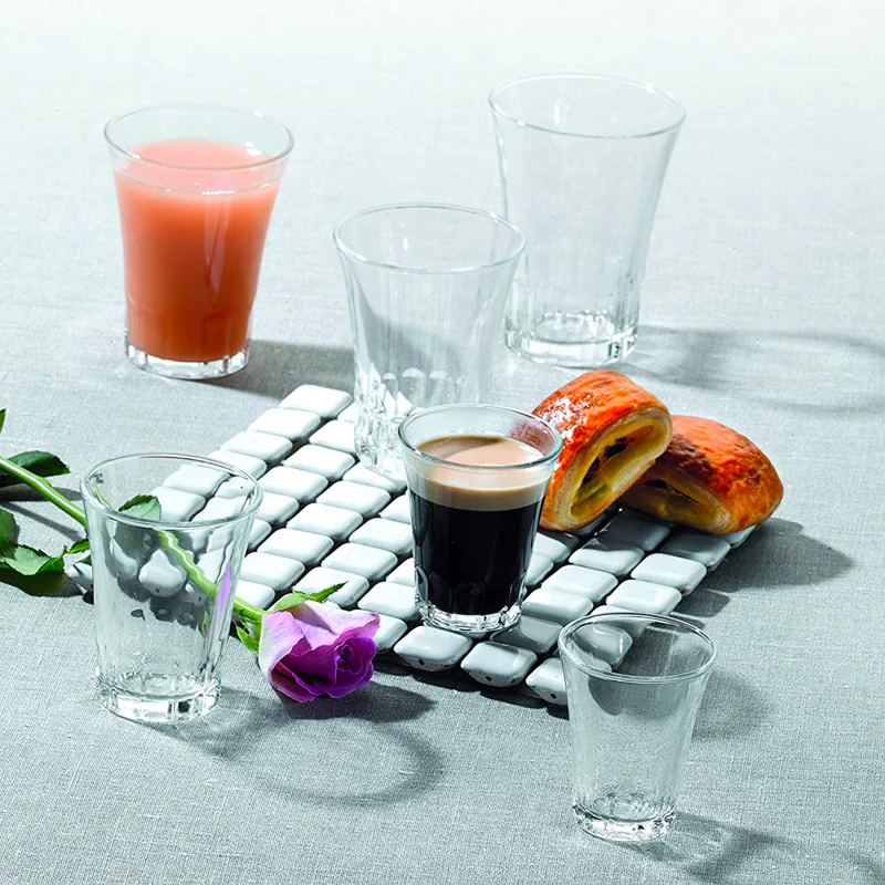 21 cl - Amalfi Bicchieri Acqua In Vetro Temperato - Set 4 Pz - Image 2