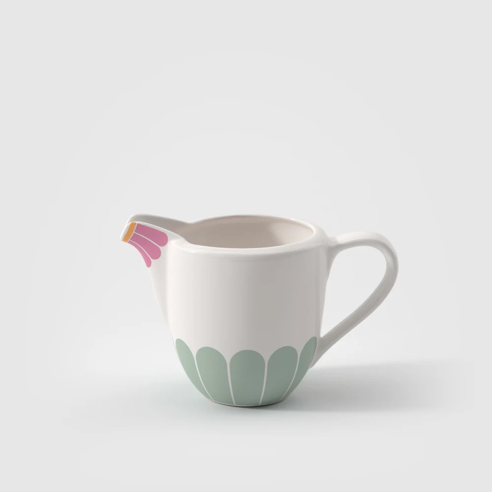 21 cl - Fleur Bricco In Porcellana Premium