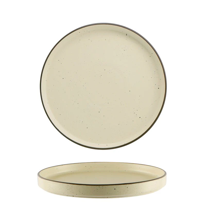 21 cm - Selas Piatto Piano In Porcellana - Set 4 Pz - Image 3
