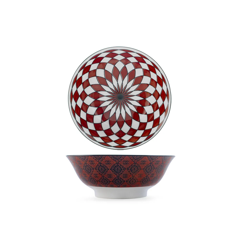 21 cm - Nomad Bruno Barbieri Coppa Poke Texture Assortite In Porcellana Premium - Set 4 Pz - Image 3