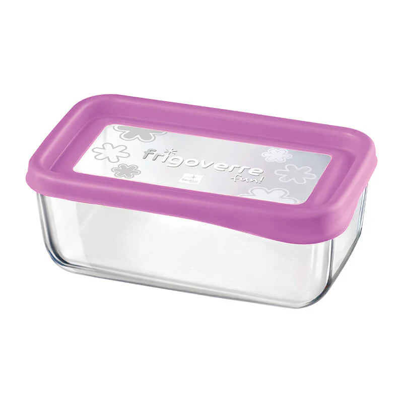 21x13 cm - Frigoverre Fun Contenitore Per Alimenti Rettangolare In Vetro - Image 7