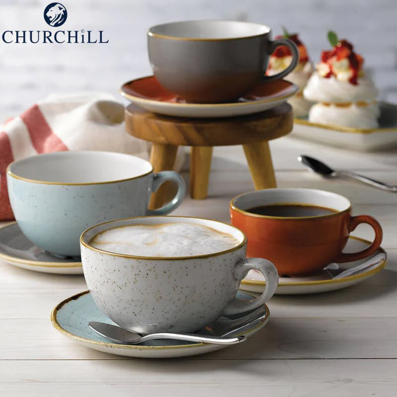 22.7 cl - Stonecast Tazza Cappuccino In Porcellana - Image 2