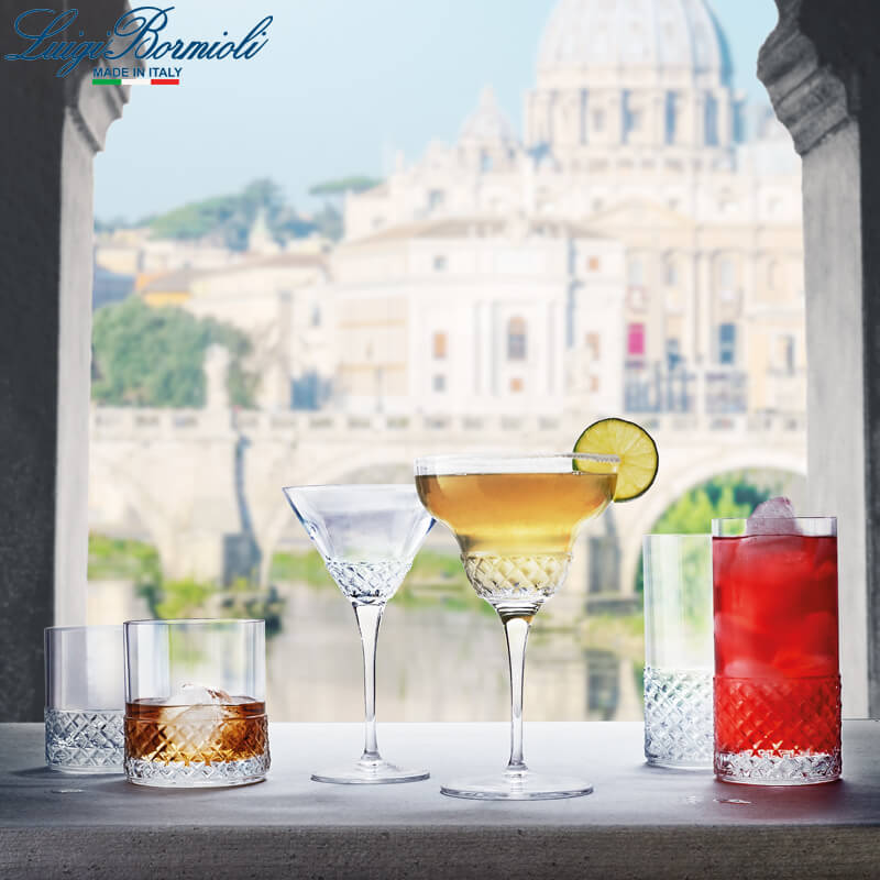 22 cl - Roma 1960 Bicchiere Martini in Vetro - Set 6 Pezzi - Image 2