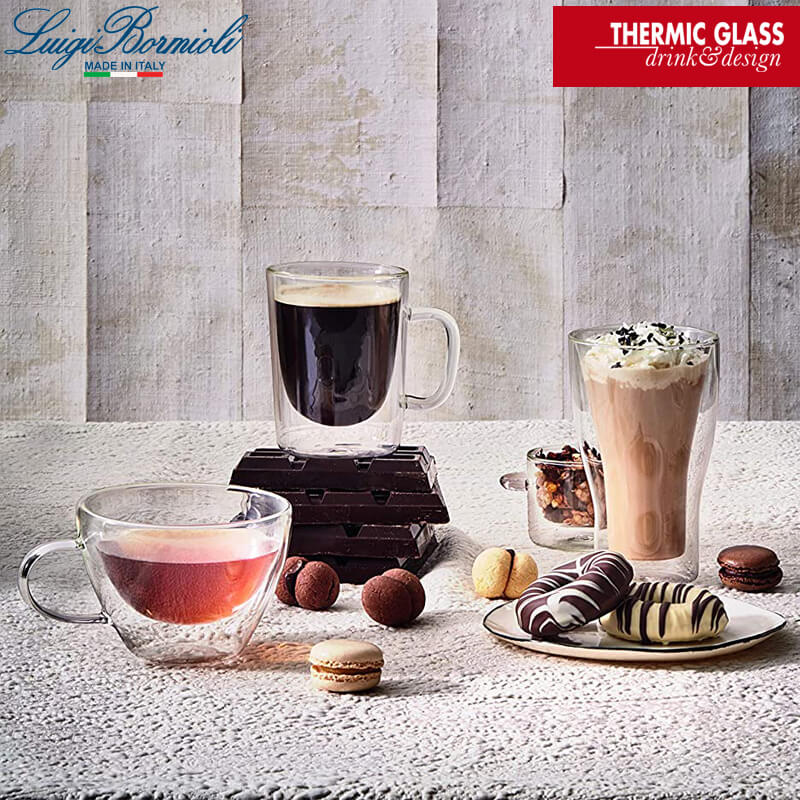 22 cl - Thermic Glass Tazzina Caffé in Vetro Borosilicato - Set 2 Pezzi - Image 2