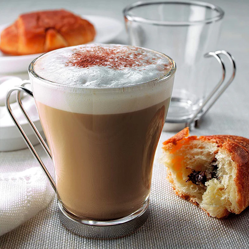 23.5 cl - Oslo Tazza Cappuccino in Vetro Temperato - Set 6 Pezzi - Image 3