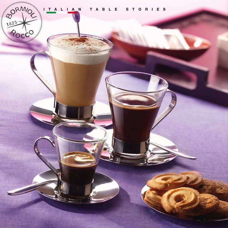 22 cl - Ypsilon Tazza Cappuccino In Vetro - Set 6 Pz - Image 2