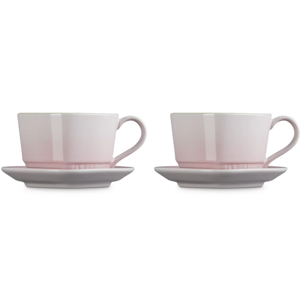 22 cl - Cuore Tazza Cappuccino Con Piattino In Gres Vetrificato Set 2 Pz - Image 7