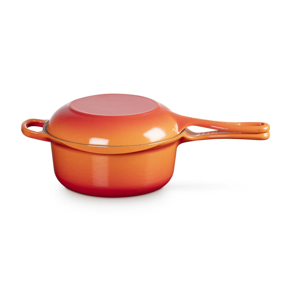22 cm - Evolution 2in1 Casseruola Con Coperchio Multifunzione In Ghisa Vetrificata - Image 8