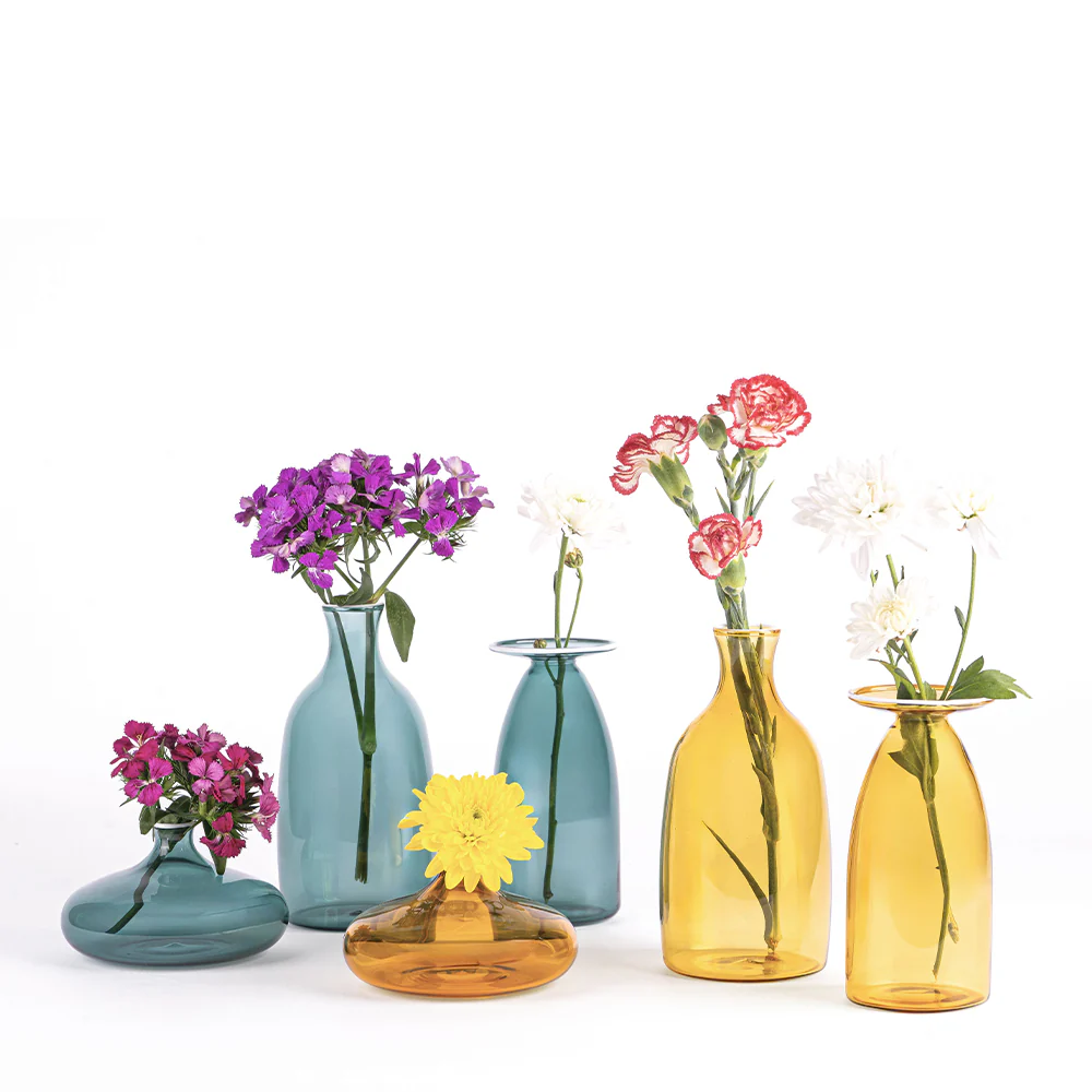 13 cm - Un Fiore Vaso Fiori In Vetro Borosilicato - Image 12