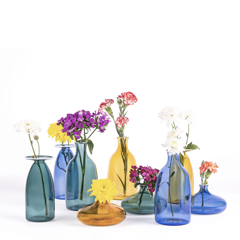 13 cm - Un Fiore Vaso Fiori In Vetro Borosilicato - Image 2