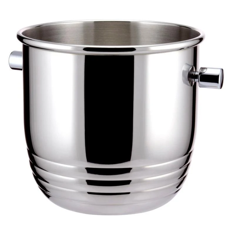 Ø 22 x H 20 cm - Secchiello Champagne In Acciaio Inox