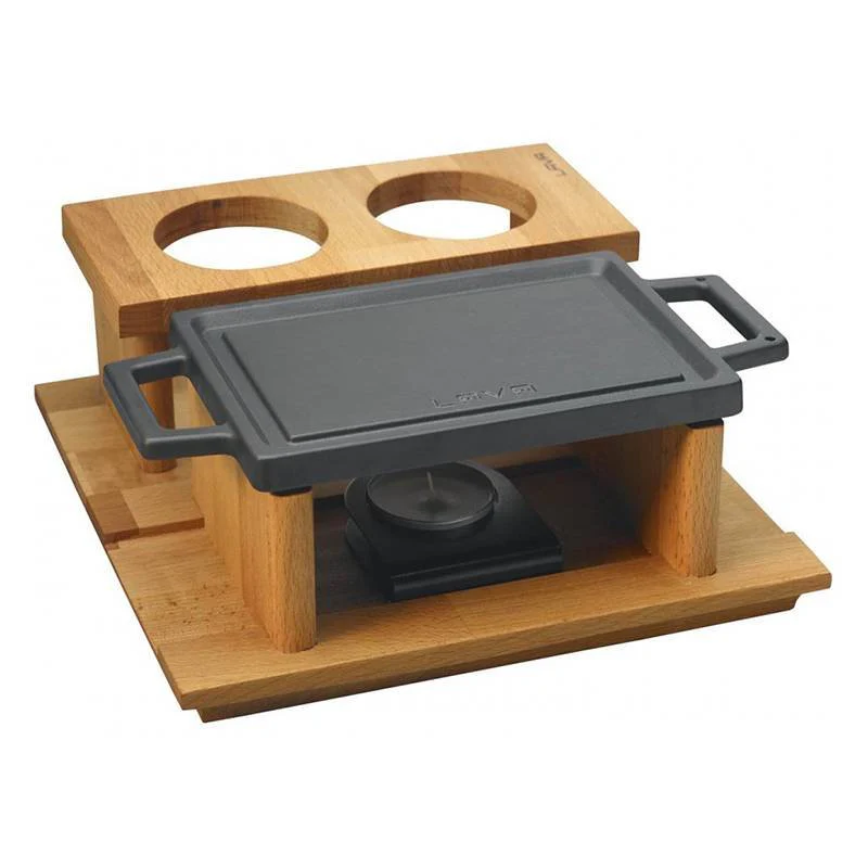 22x30 cm - Barbecue da Tavola Rettangolare In Ghisa Smaltata - Image 3