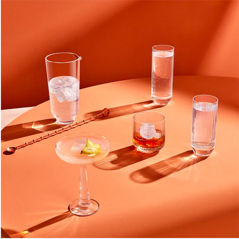 23.5 cl - Big Top Coppa Champagne in Vetro - Set 6 Pezzi - Image 4