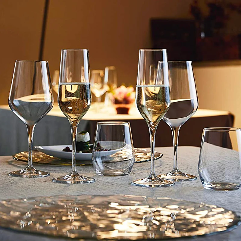 23 cl - Electra Calice Flute in Vetro - Set 6 Pezzi - Image 2