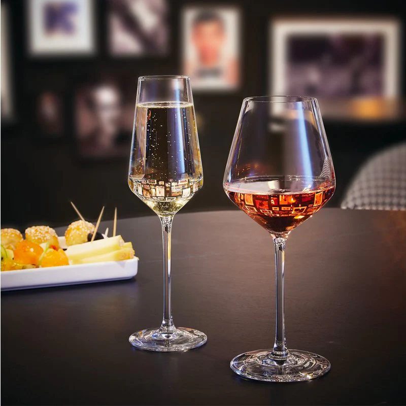 23 cl - Distinction Calice Flute in Vetro - Set 6 Pezzi - Image 2